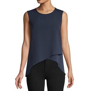 NWT BCBG MAXAZRIA DARK NAVY TANK